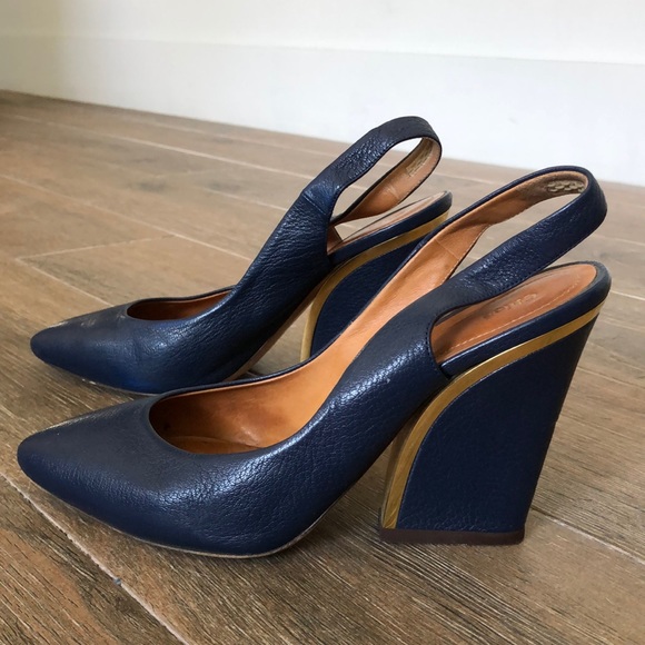 Chloe Shoes - Chloe Beckie Metal Trim Pump